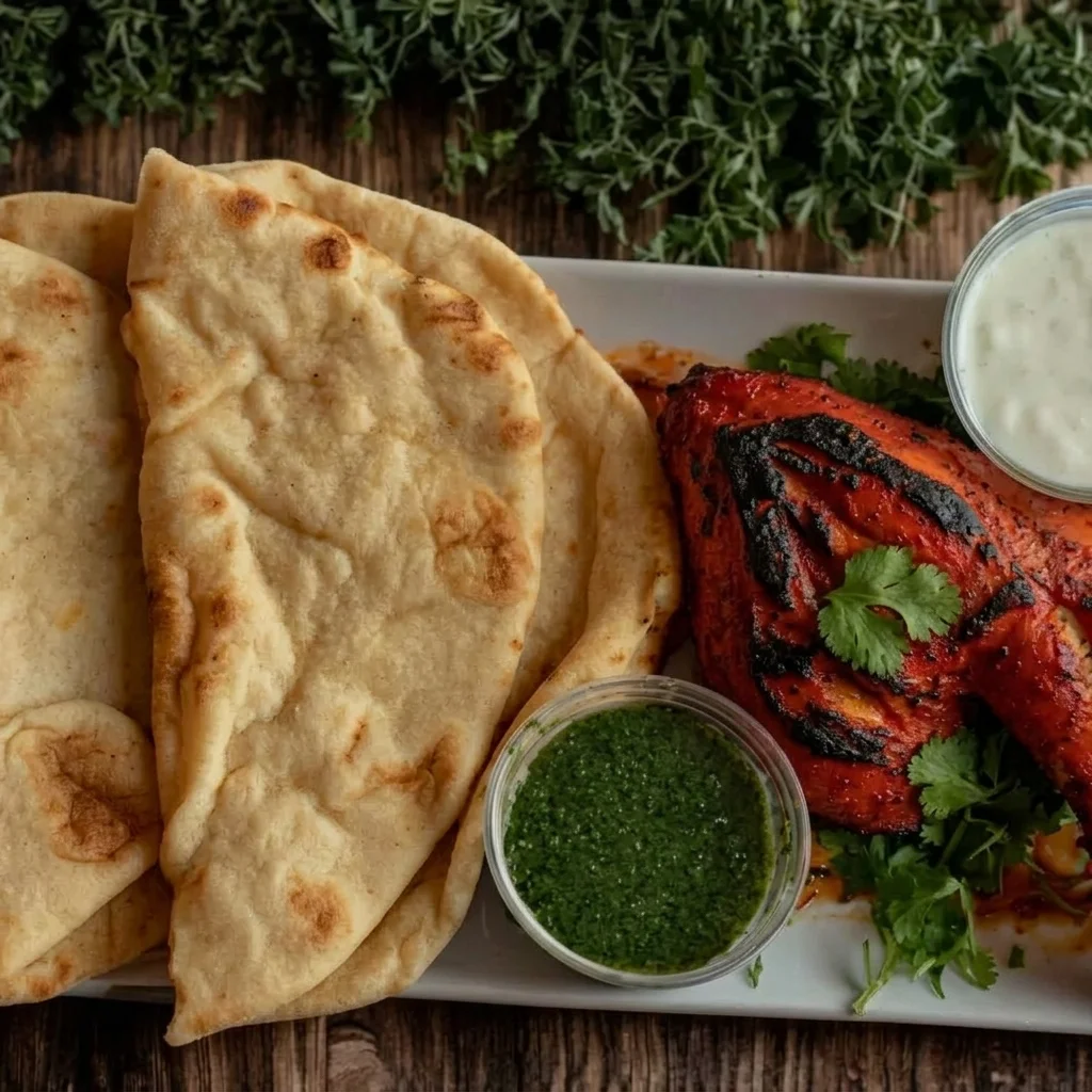 Alfahm Chicken Combo with naan and garlic sauce Regina