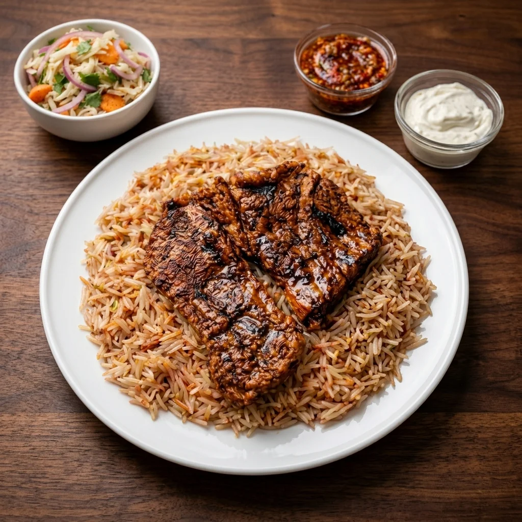 Malabar fried rice and Arabian dishes at Malabar Mandi Majlis Regina